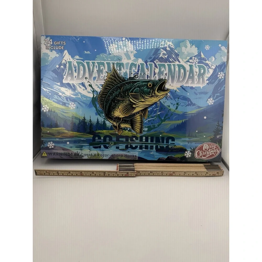 Fishing Advent Calendar 2025 for Men - 24-Day Countdown